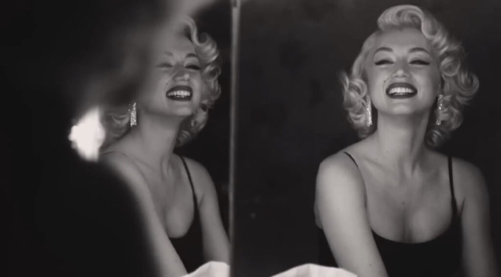 Ana De Armas as Marilyn Monroe in Netflix's "Blonde"